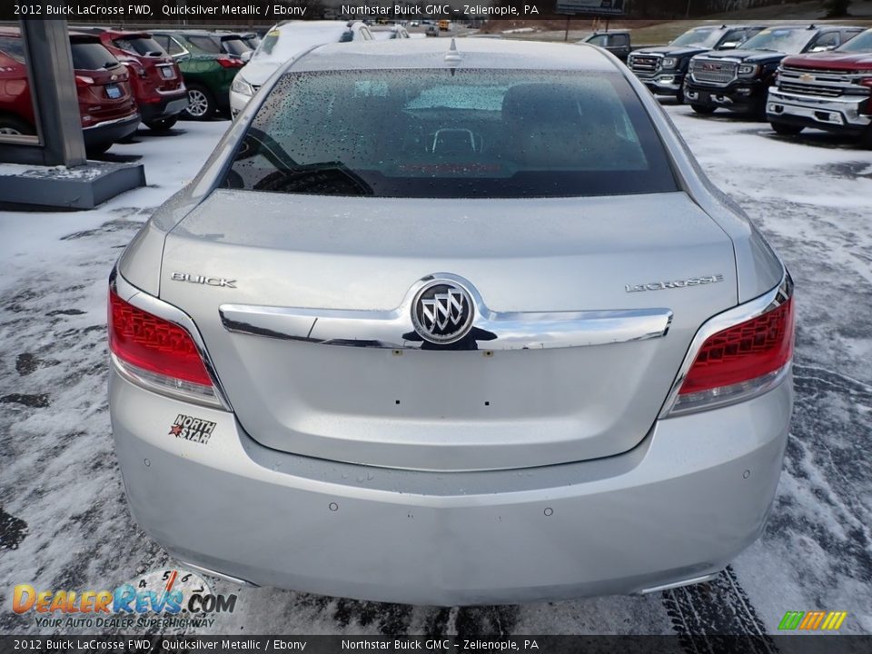 2012 Buick LaCrosse FWD Quicksilver Metallic / Ebony Photo #10