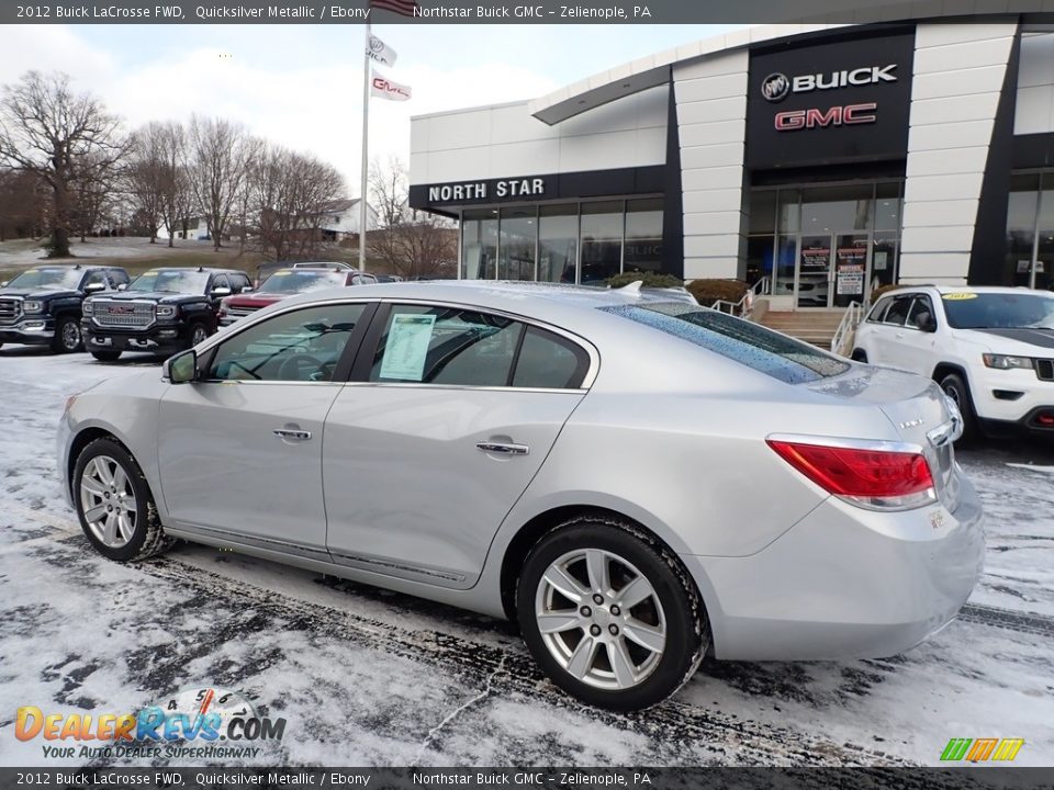 2012 Buick LaCrosse FWD Quicksilver Metallic / Ebony Photo #12