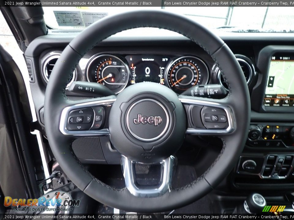 2021 Jeep Wrangler Unlimited Sahara Altitude 4x4 Steering Wheel Photo #17