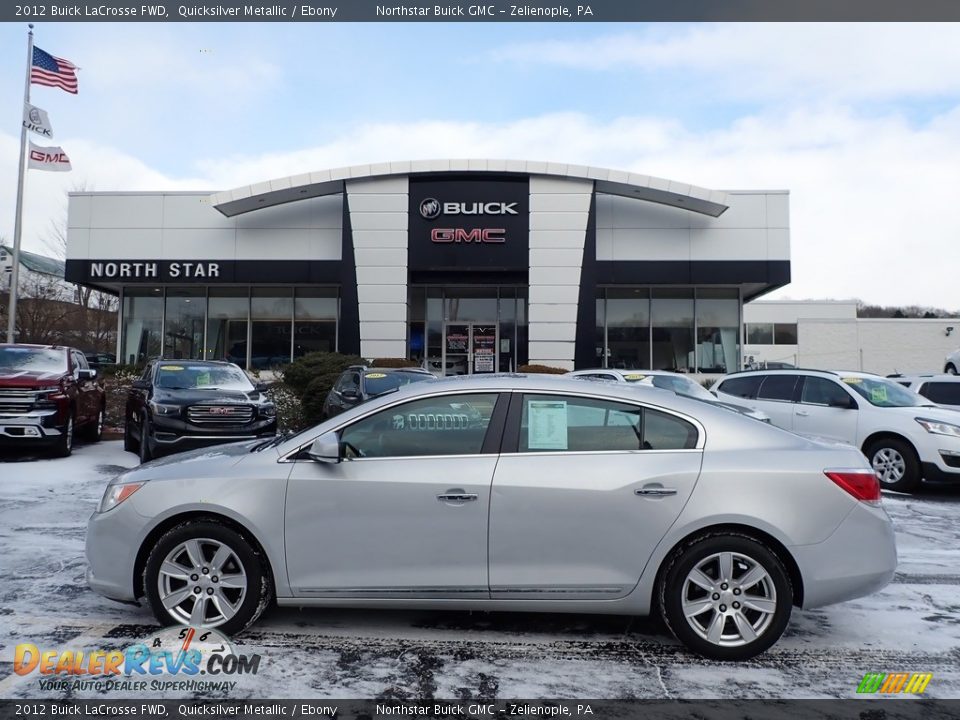 2012 Buick LaCrosse FWD Quicksilver Metallic / Ebony Photo #13