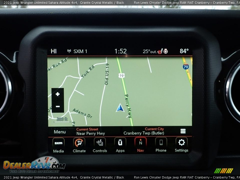 Navigation of 2021 Jeep Wrangler Unlimited Sahara Altitude 4x4 Photo #18