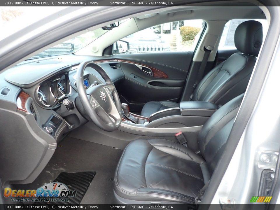 2012 Buick LaCrosse FWD Quicksilver Metallic / Ebony Photo #16