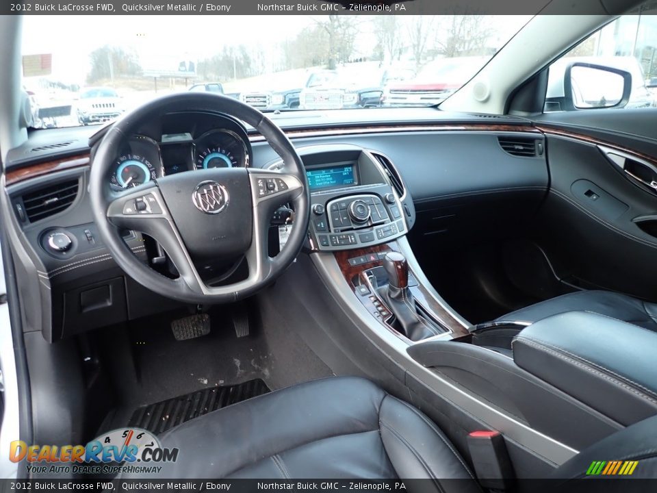 2012 Buick LaCrosse FWD Quicksilver Metallic / Ebony Photo #18