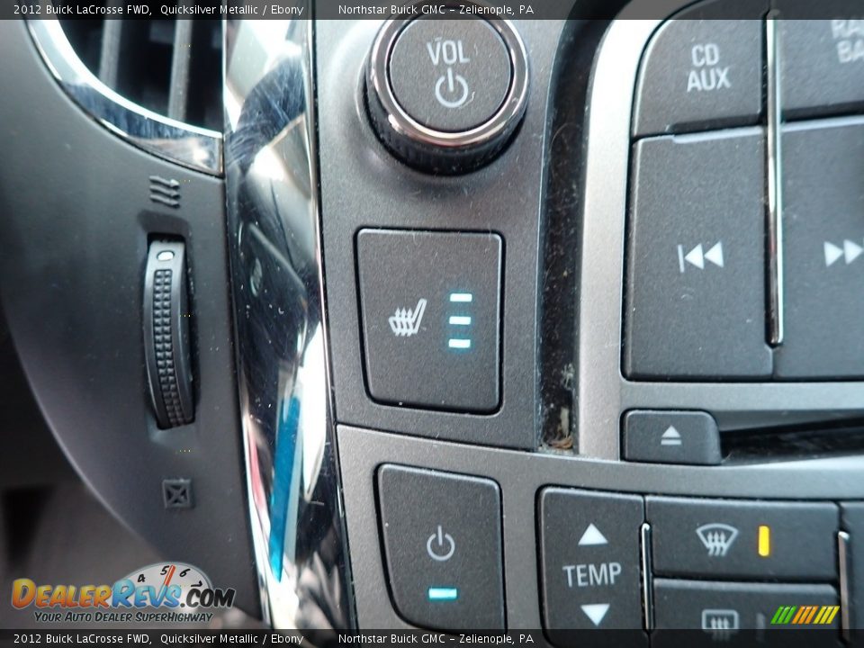 2012 Buick LaCrosse FWD Quicksilver Metallic / Ebony Photo #24