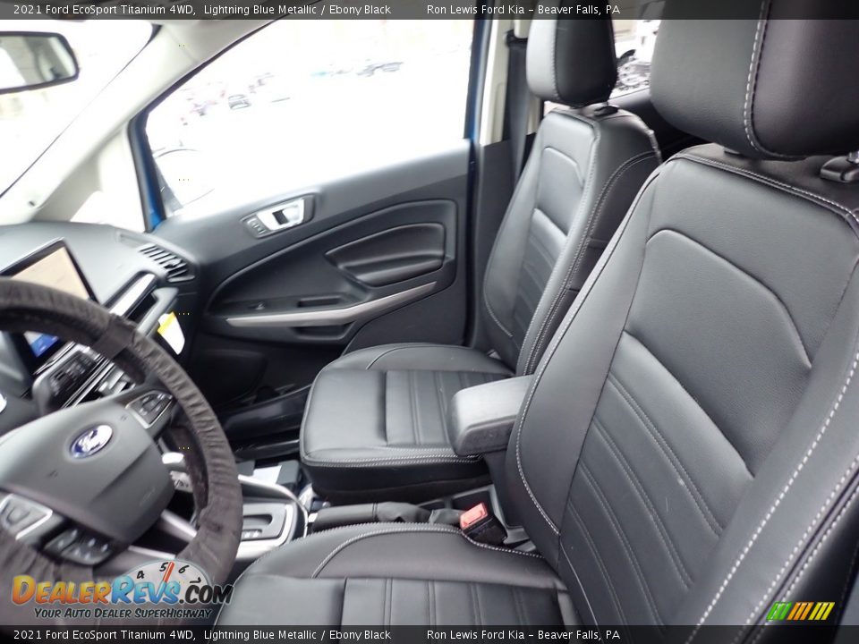 Ebony Black Interior - 2021 Ford EcoSport Titanium 4WD Photo #13