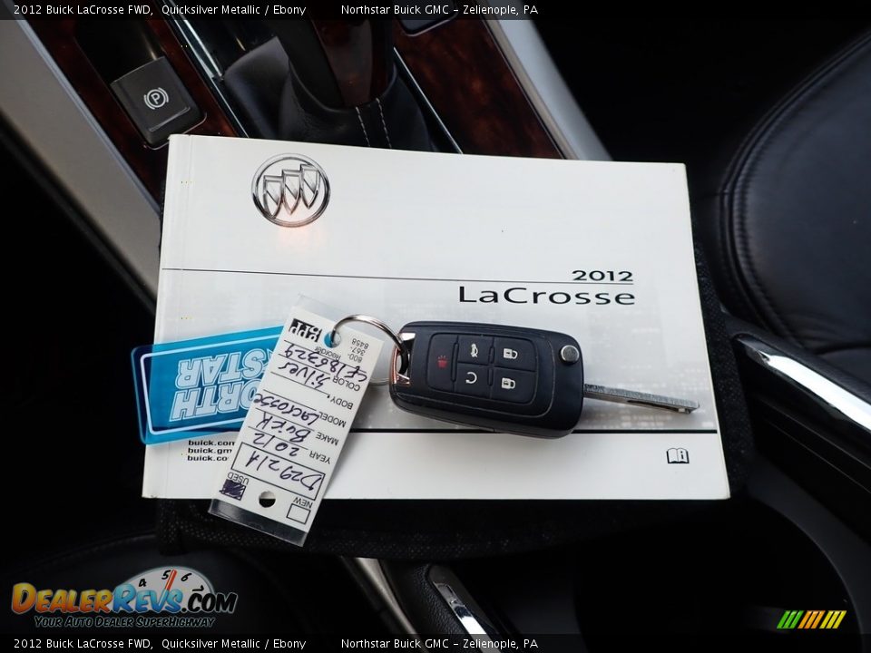 2012 Buick LaCrosse FWD Quicksilver Metallic / Ebony Photo #29