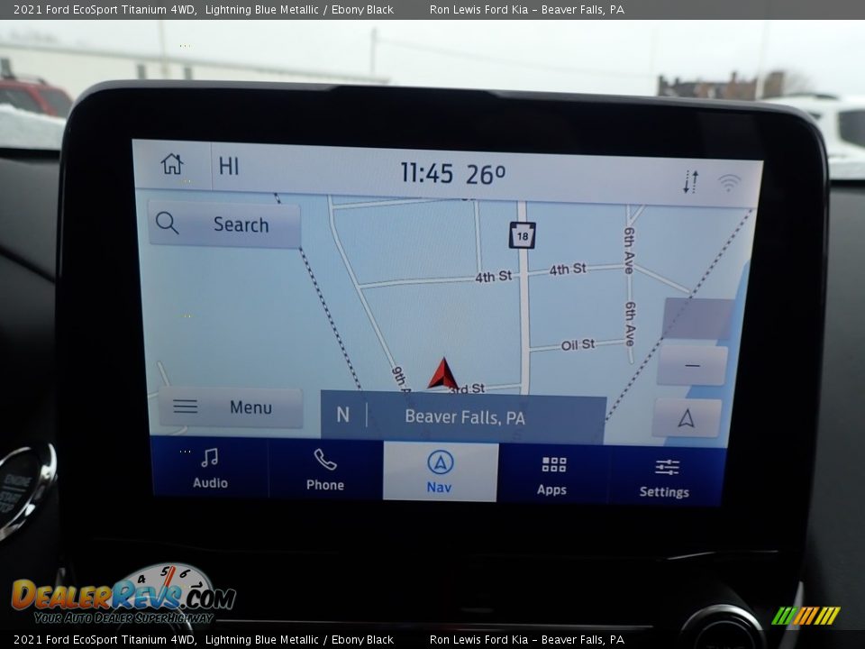 Navigation of 2021 Ford EcoSport Titanium 4WD Photo #17