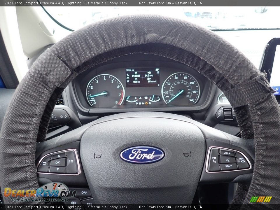 2021 Ford EcoSport Titanium 4WD Steering Wheel Photo #20