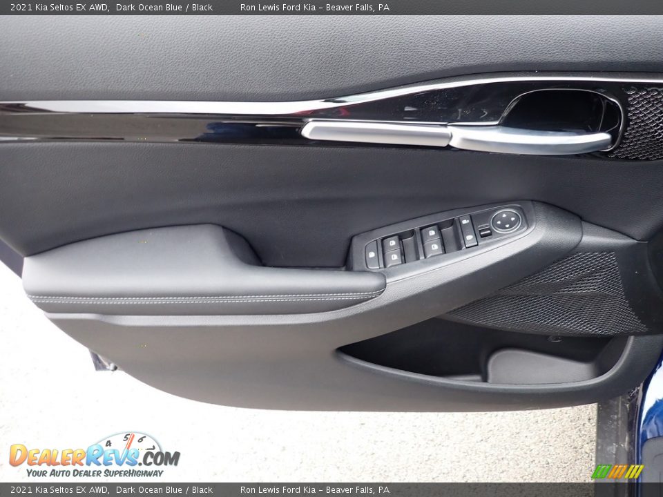 2021 Kia Seltos EX AWD Dark Ocean Blue / Black Photo #12
