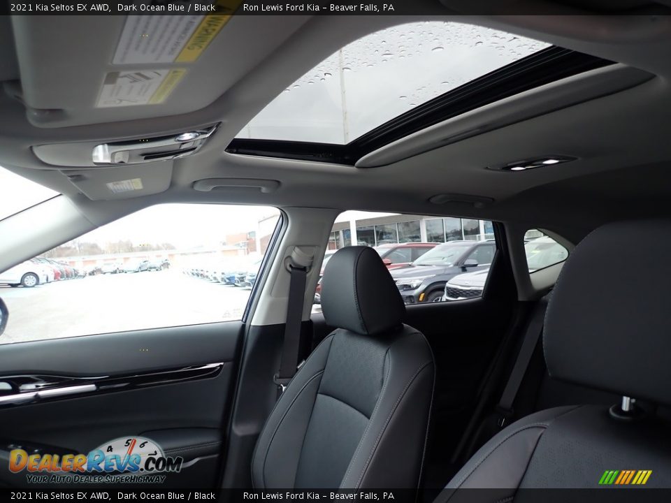 2021 Kia Seltos EX AWD Dark Ocean Blue / Black Photo #14
