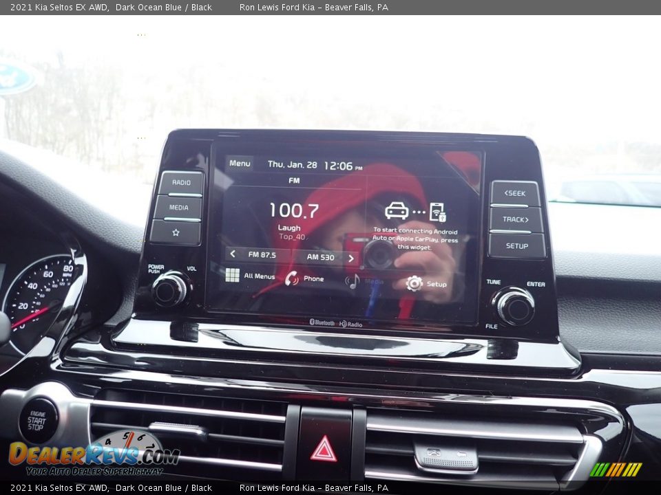 2021 Kia Seltos EX AWD Dark Ocean Blue / Black Photo #15