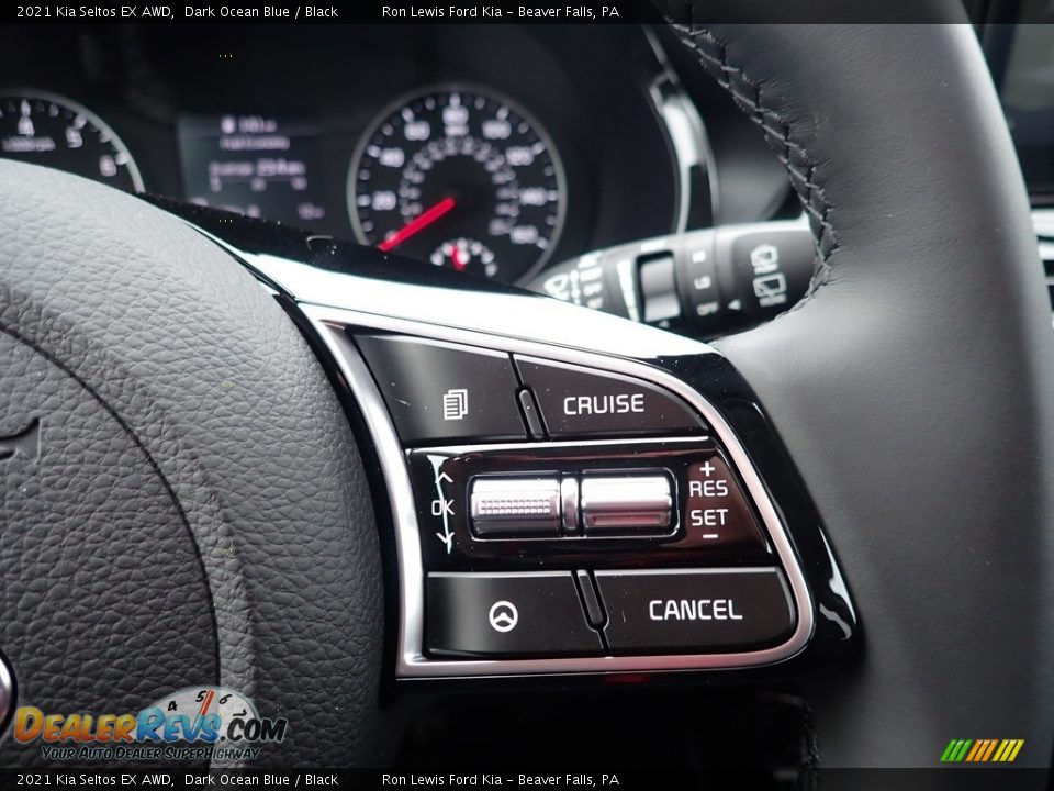 2021 Kia Seltos EX AWD Dark Ocean Blue / Black Photo #17
