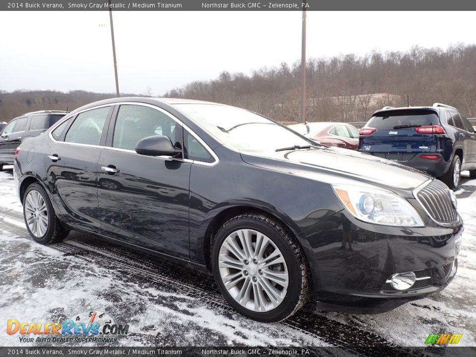 2014 Buick Verano Smoky Gray Metallic / Medium Titanium Photo #4