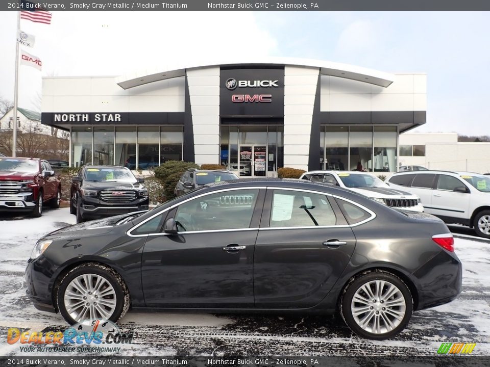 2014 Buick Verano Smoky Gray Metallic / Medium Titanium Photo #13