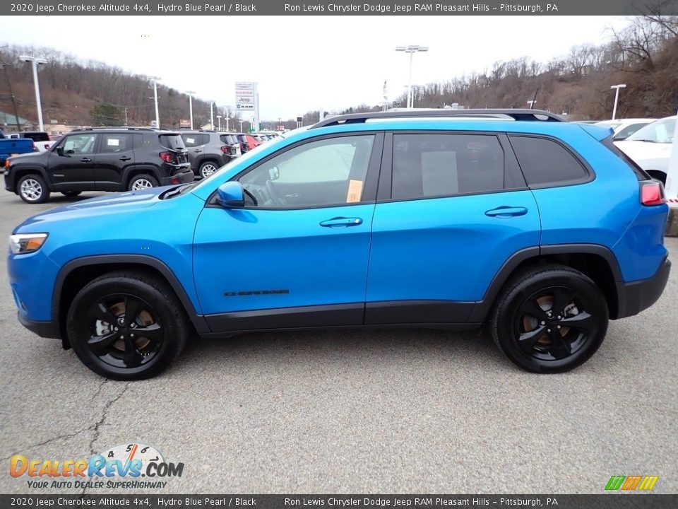 2020 Jeep Cherokee Altitude 4x4 Hydro Blue Pearl / Black Photo #2