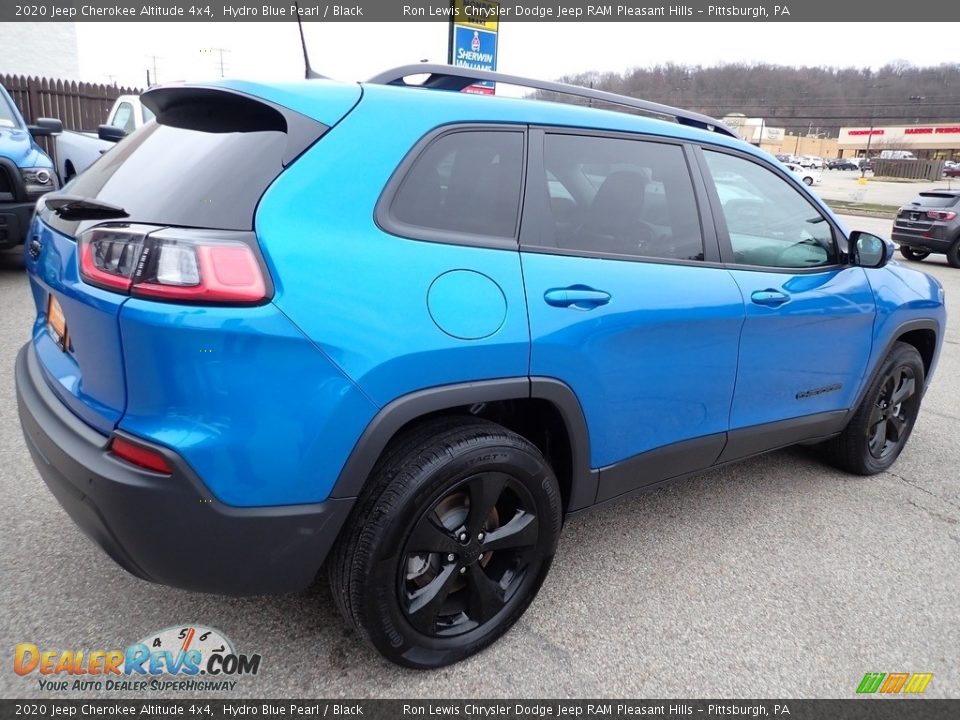 2020 Jeep Cherokee Altitude 4x4 Hydro Blue Pearl / Black Photo #6