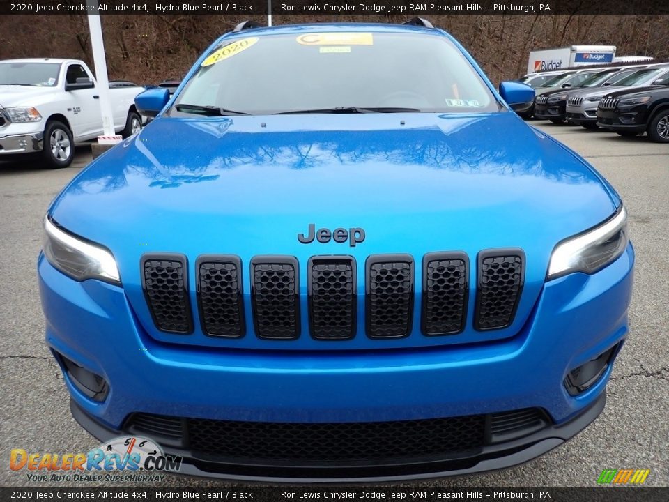 2020 Jeep Cherokee Altitude 4x4 Hydro Blue Pearl / Black Photo #9