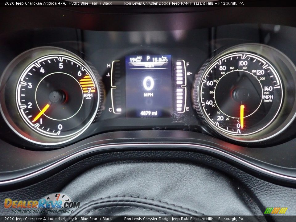 2020 Jeep Cherokee Altitude 4x4 Hydro Blue Pearl / Black Photo #20