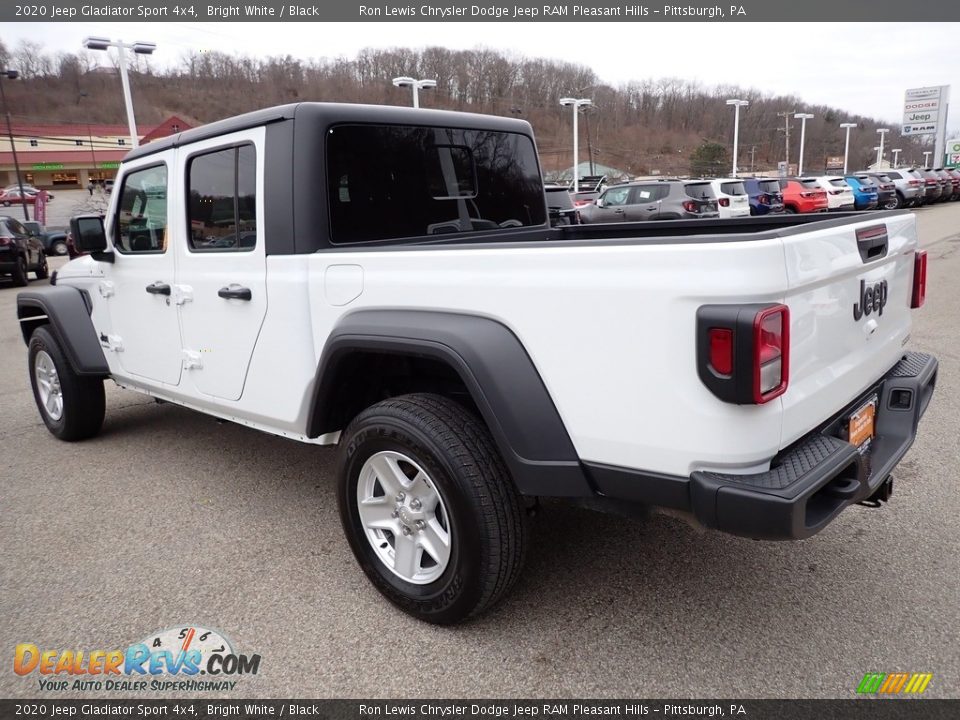 2020 Jeep Gladiator Sport 4x4 Bright White / Black Photo #3