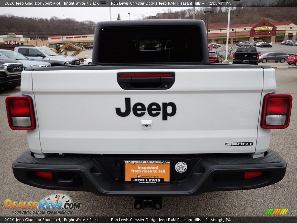 2020 Jeep Gladiator Sport 4x4 Bright White / Black Photo #4