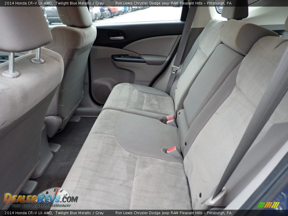 2014 Honda CR-V LX AWD Twilight Blue Metallic / Gray Photo #13