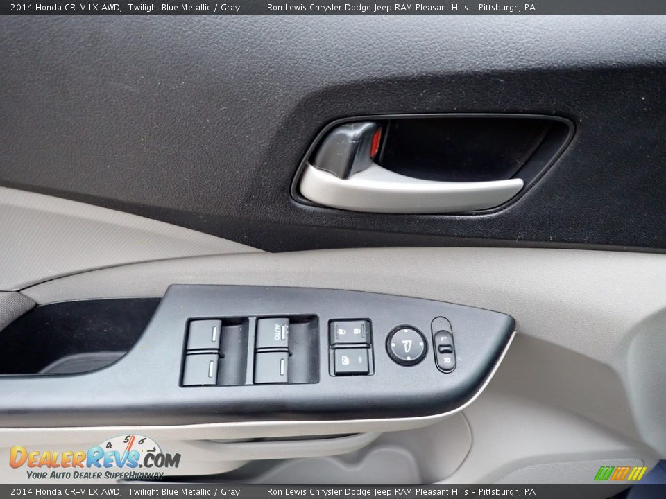 2014 Honda CR-V LX AWD Twilight Blue Metallic / Gray Photo #15