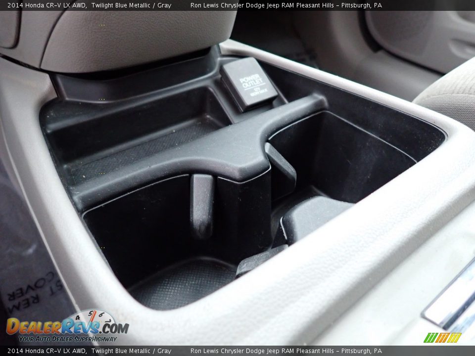 2014 Honda CR-V LX AWD Twilight Blue Metallic / Gray Photo #17