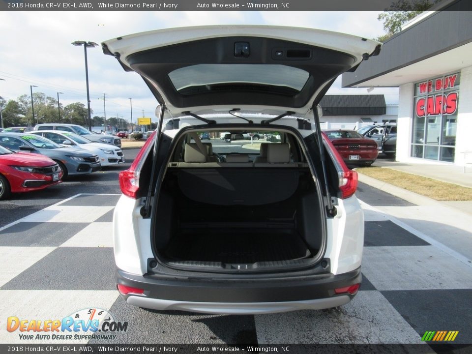 2018 Honda CR-V EX-L AWD White Diamond Pearl / Ivory Photo #5