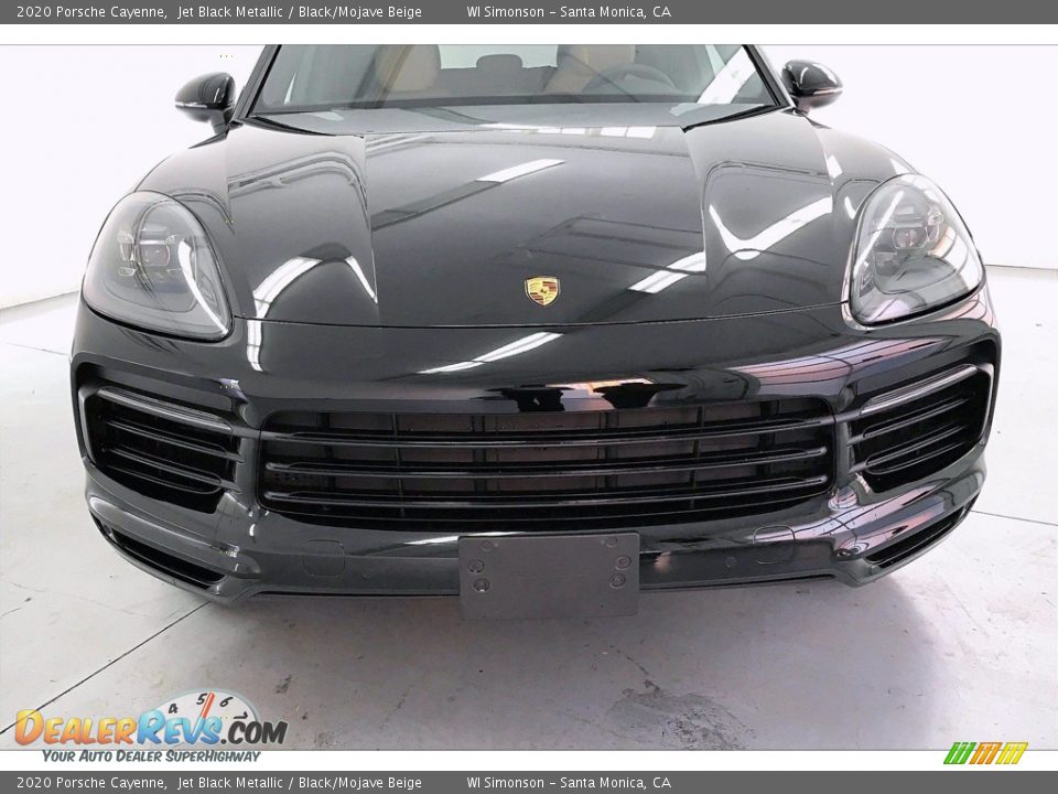 2020 Porsche Cayenne Jet Black Metallic / Black/Mojave Beige Photo #29