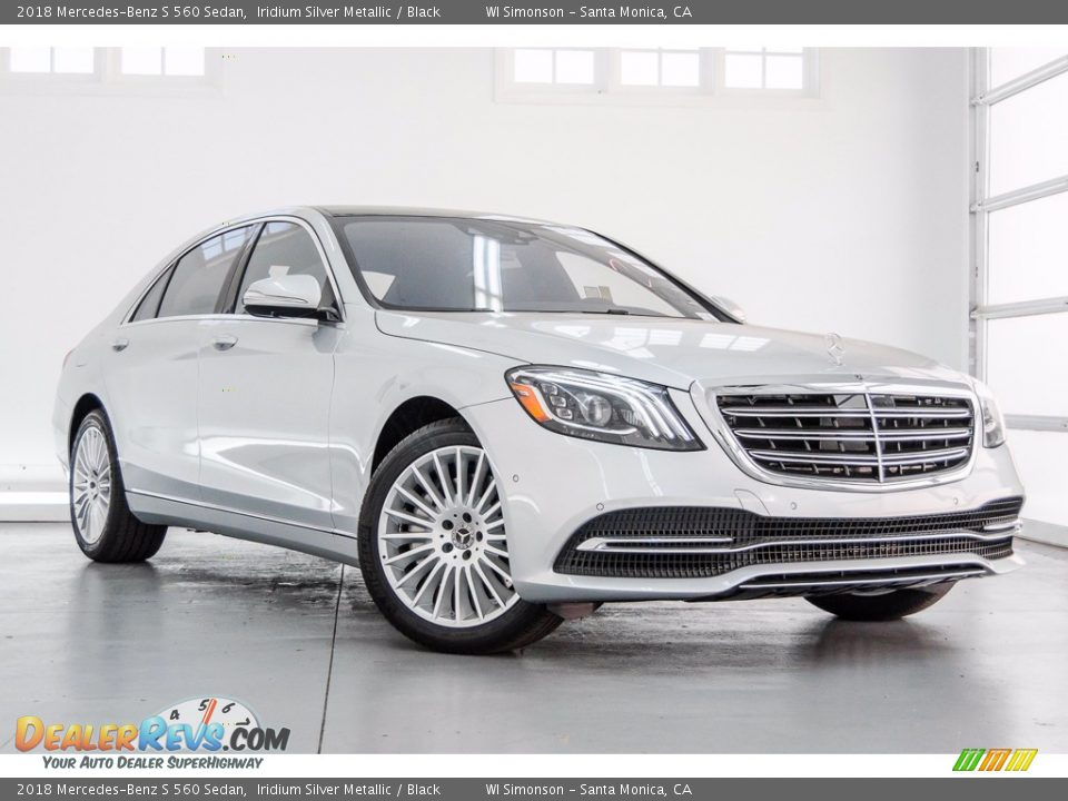 2018 Mercedes-Benz S 560 Sedan Iridium Silver Metallic / Black Photo #12