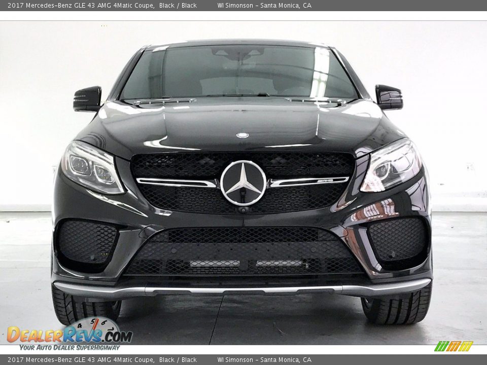 2017 Mercedes-Benz GLE 43 AMG 4Matic Coupe Black / Black Photo #2