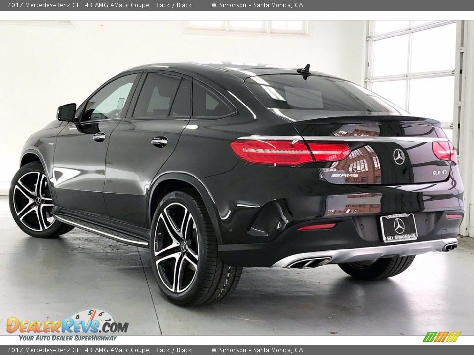 2017 Mercedes-Benz GLE 43 AMG 4Matic Coupe Black / Black Photo #10