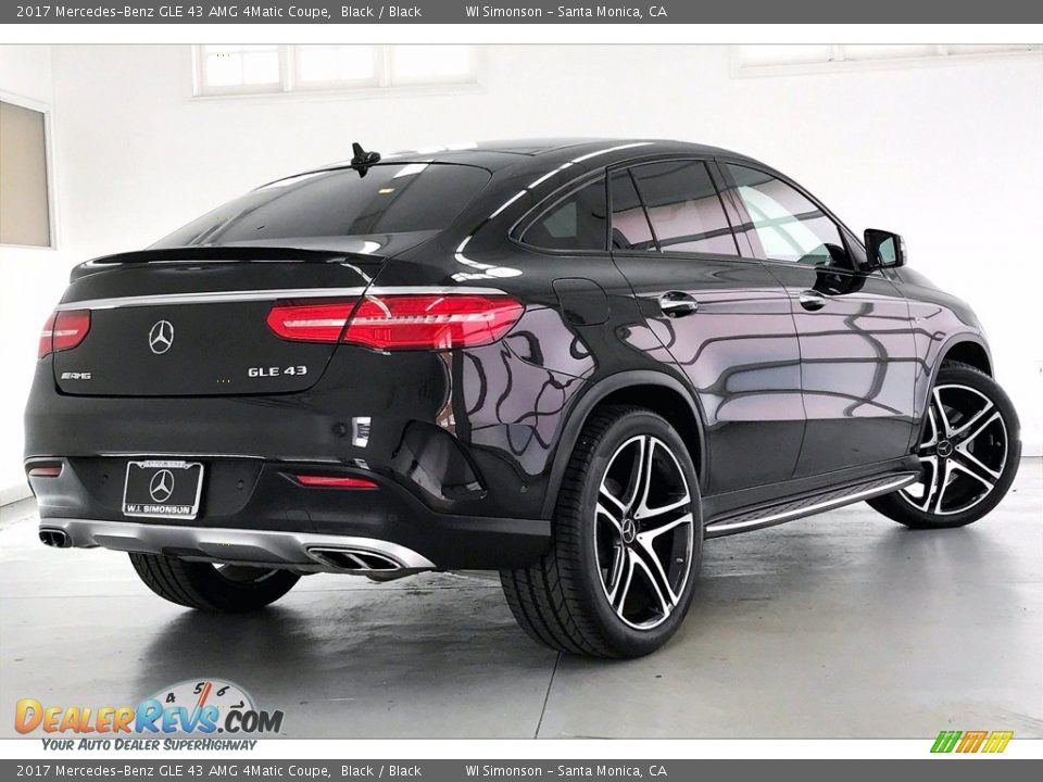 2017 Mercedes-Benz GLE 43 AMG 4Matic Coupe Black / Black Photo #13