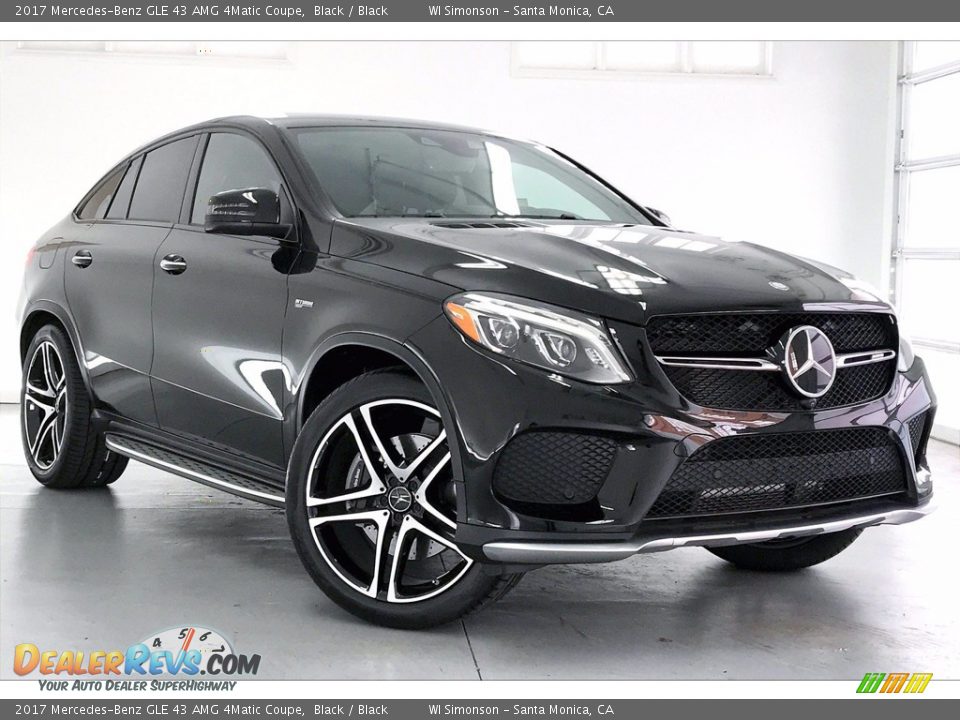 2017 Mercedes-Benz GLE 43 AMG 4Matic Coupe Black / Black Photo #34