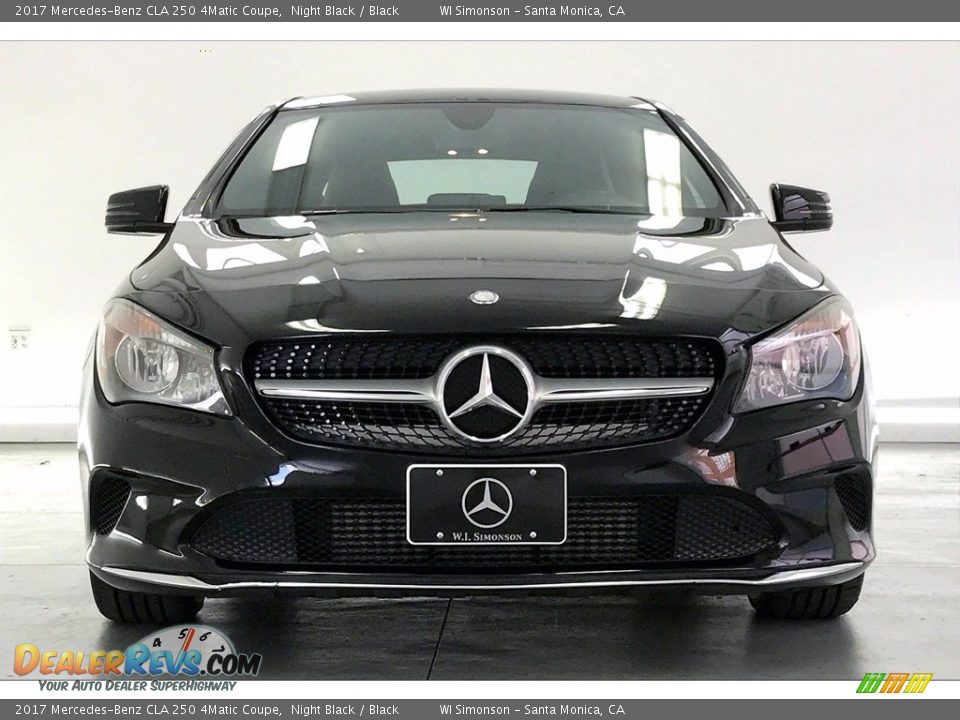 2017 Mercedes-Benz CLA 250 4Matic Coupe Night Black / Black Photo #2