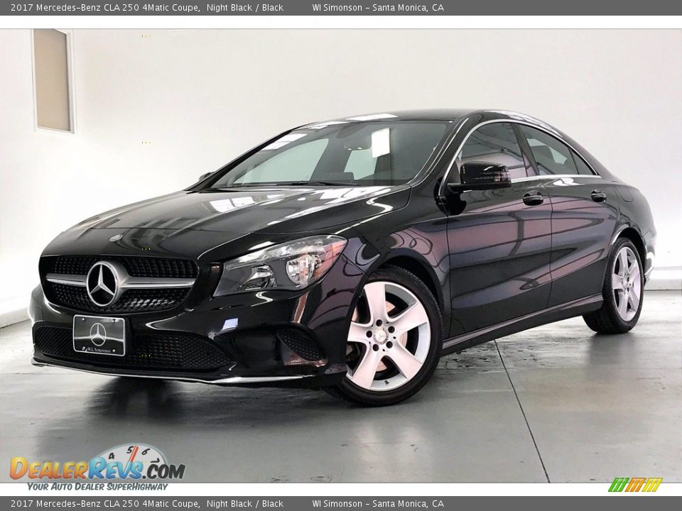 Night Black 2017 Mercedes-Benz CLA 250 4Matic Coupe Photo #12