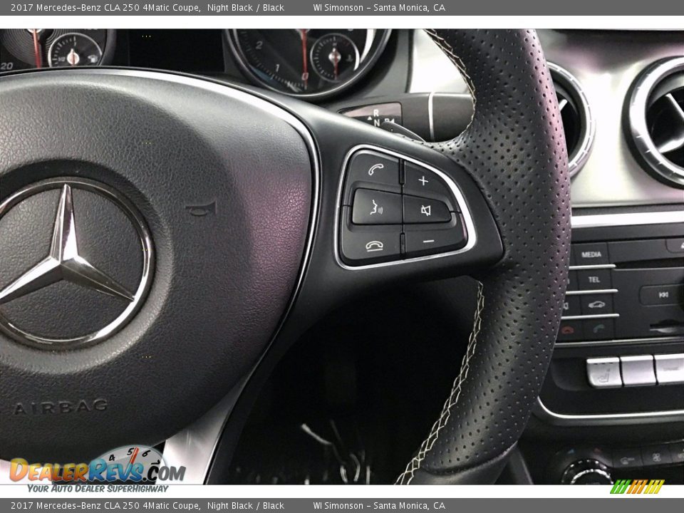 2017 Mercedes-Benz CLA 250 4Matic Coupe Steering Wheel Photo #22