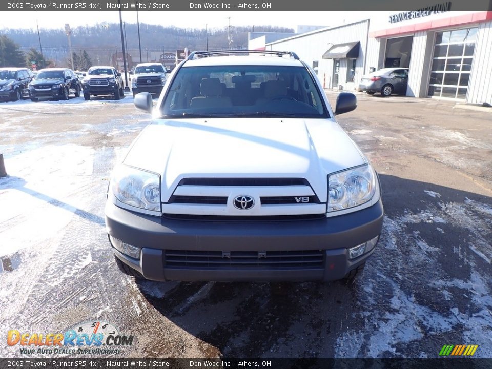 2003 Toyota 4Runner SR5 4x4 Natural White / Stone Photo #4