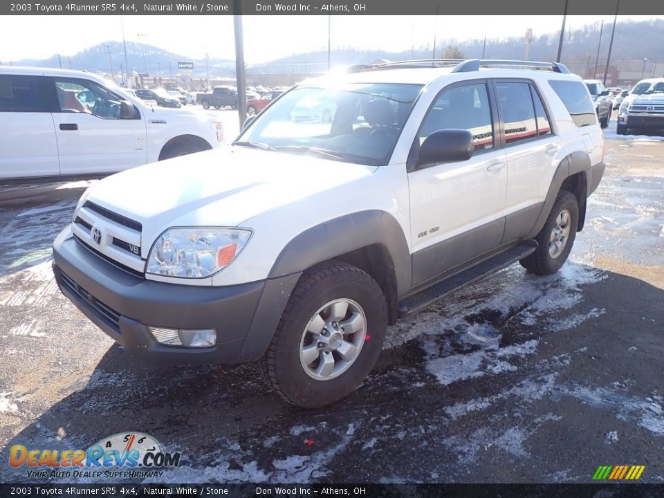 2003 Toyota 4Runner SR5 4x4 Natural White / Stone Photo #7