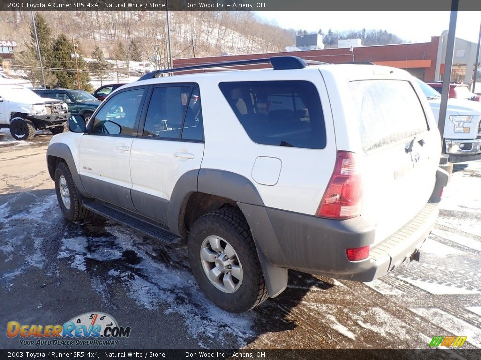 2003 Toyota 4Runner SR5 4x4 Natural White / Stone Photo #9