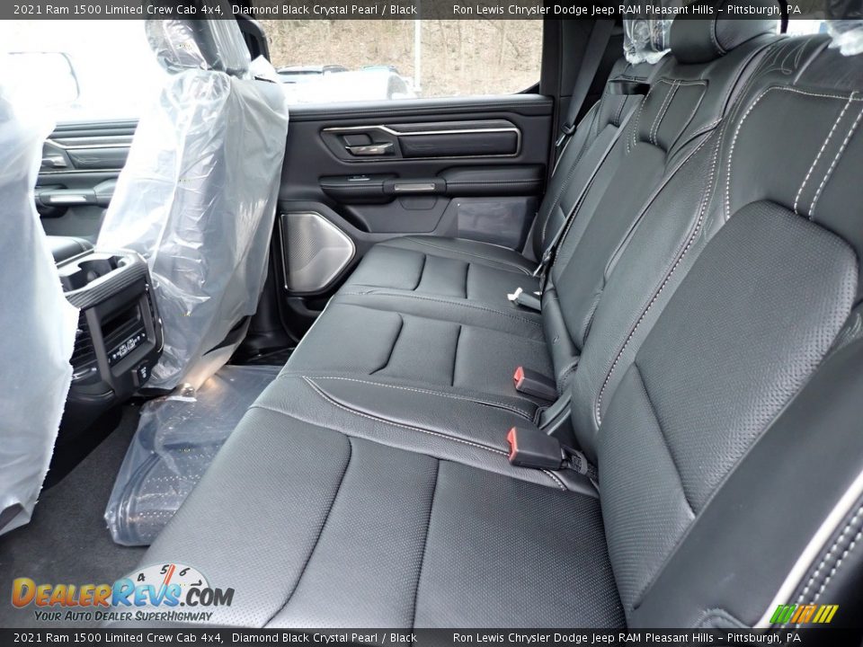 Rear Seat of 2021 Ram 1500 Limited Crew Cab 4x4 Photo #11