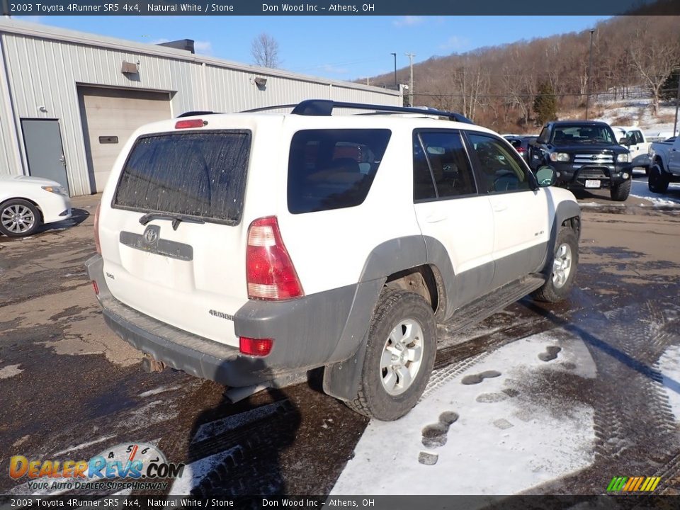 2003 Toyota 4Runner SR5 4x4 Natural White / Stone Photo #11