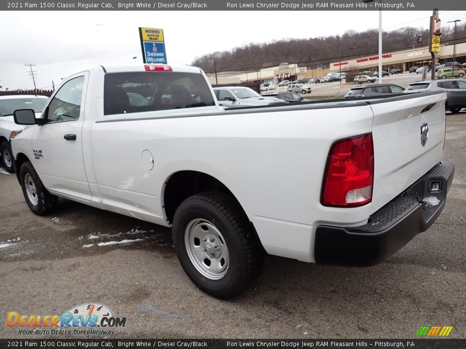 2021 Ram 1500 Classic Regular Cab Bright White / Diesel Gray/Black Photo #3