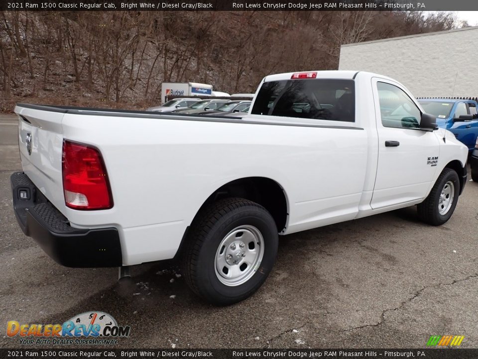 2021 Ram 1500 Classic Regular Cab Bright White / Diesel Gray/Black Photo #5