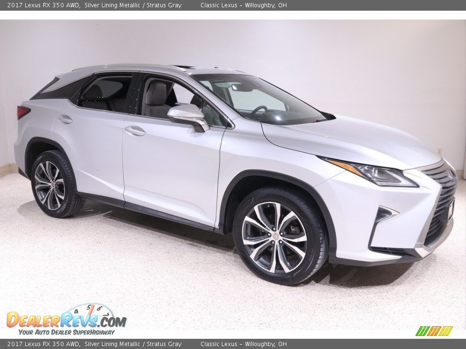 2017 Lexus RX 350 AWD Silver Lining Metallic / Stratus Gray Photo #1