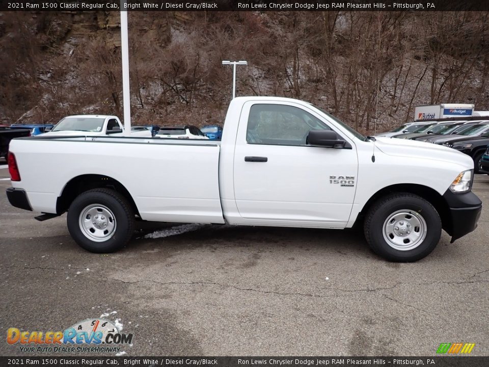 2021 Ram 1500 Classic Regular Cab Bright White / Diesel Gray/Black Photo #6