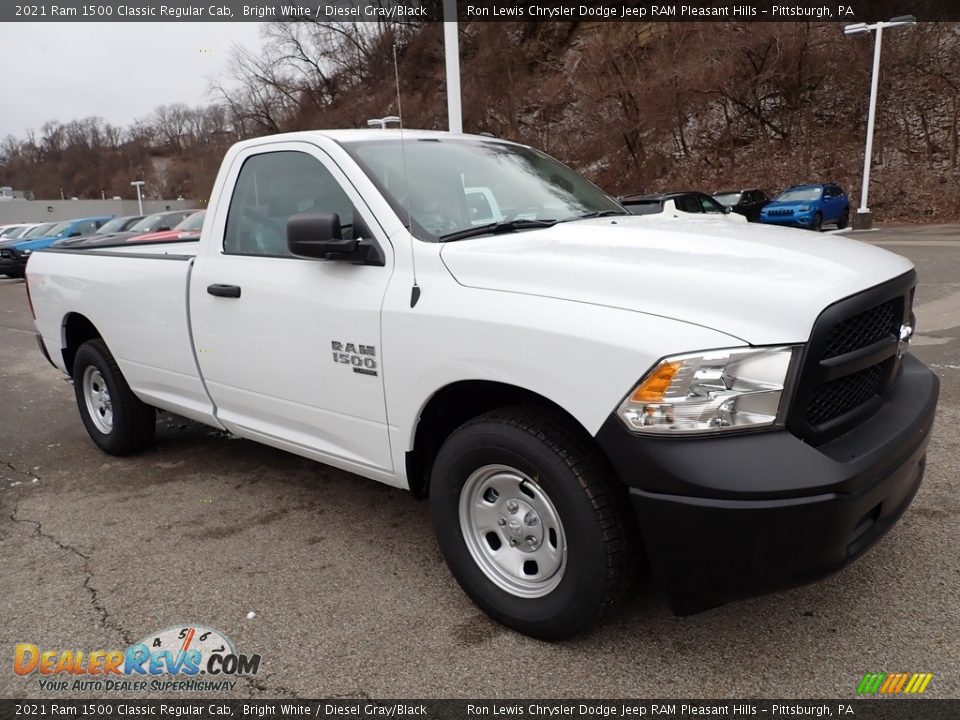 2021 Ram 1500 Classic Regular Cab Bright White / Diesel Gray/Black Photo #7