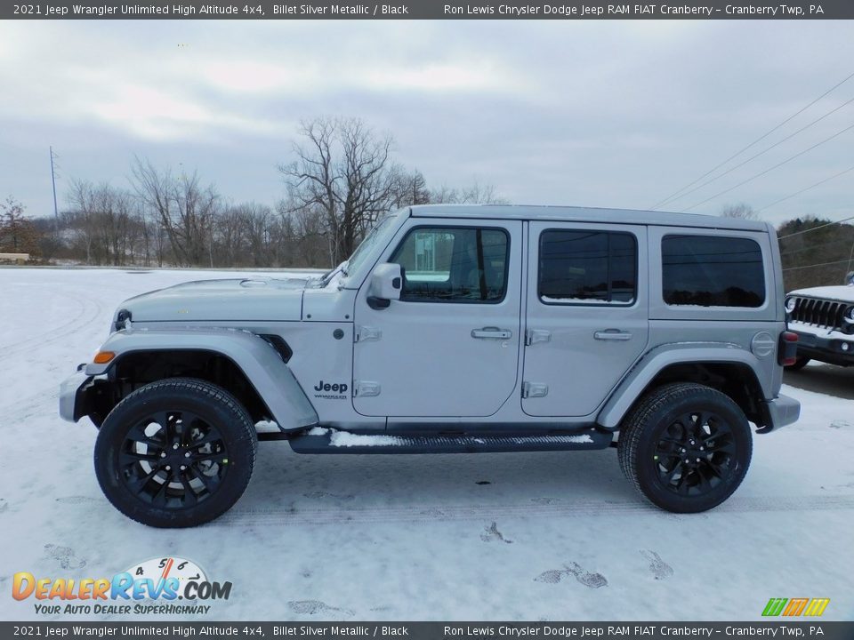 2021 Jeep Wrangler Unlimited High Altitude 4x4 Billet Silver Metallic / Black Photo #9