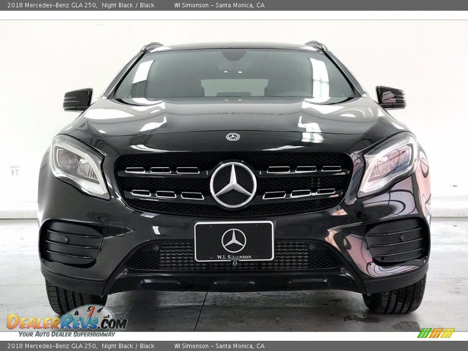 2018 Mercedes-Benz GLA 250 Night Black / Black Photo #2