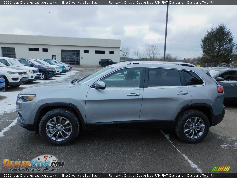 2021 Jeep Cherokee Latitude Lux 4x4 Billet Silver Metallic / Black Photo #9